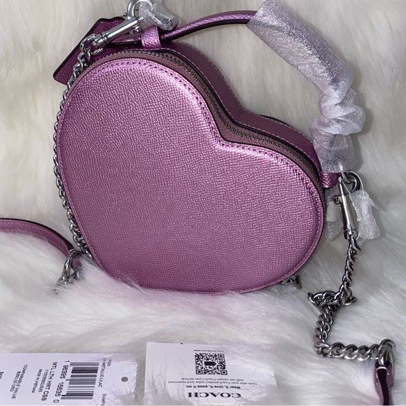 Coach Heart Crossbody New - Picture 13 of 15